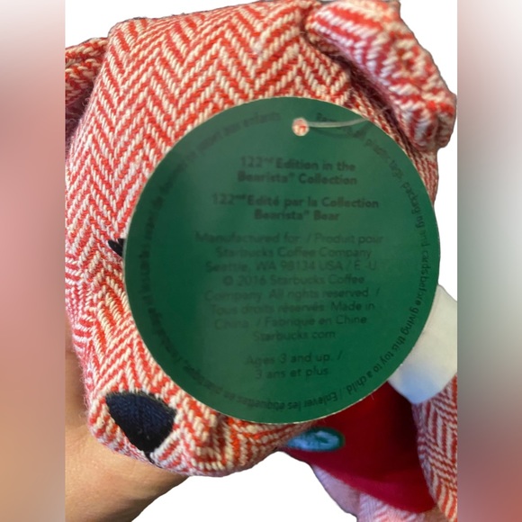 NWT collectible starbucks teddy bear 2016 - Picture 2 of 7